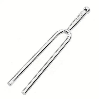 Shiny silver miwayer 1pc standard 440hz steel tuning fork with accurate musical tuning and long sustain features