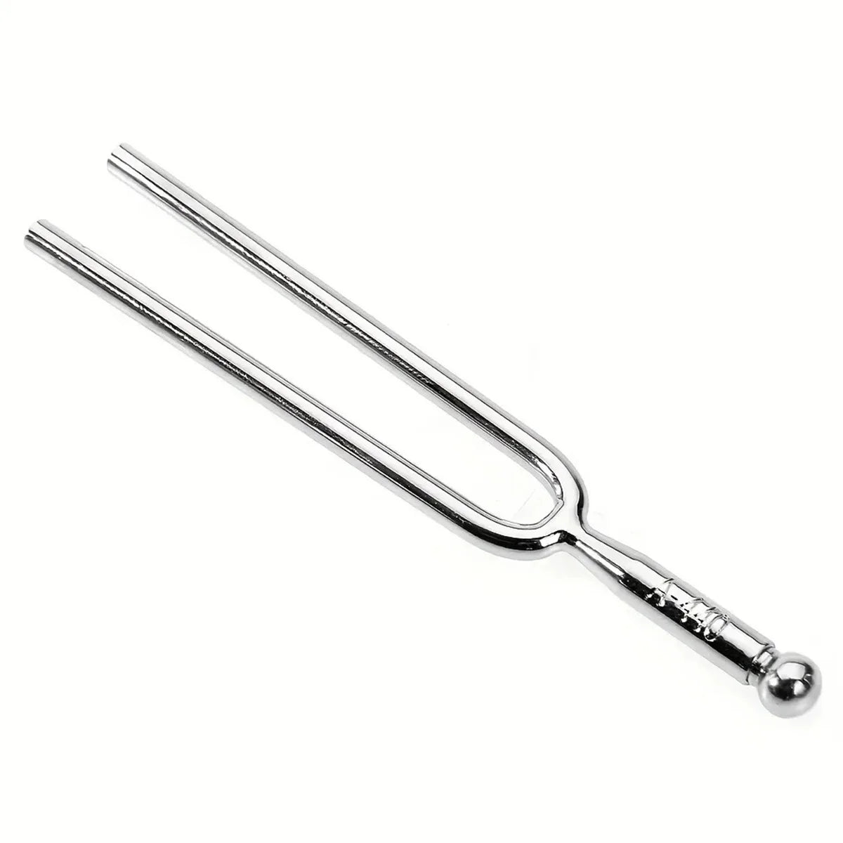 Shiny silver steel miwayer 1pc standard 440hz tuning fork with two prongs for accurate musical tuning and long sustain