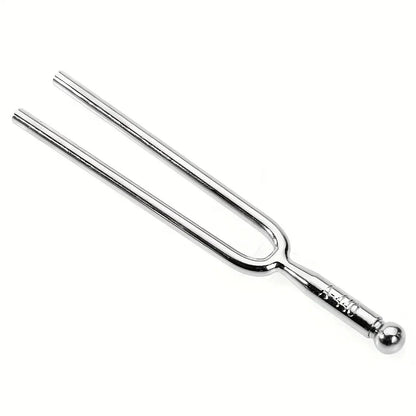 Shiny silver steel miwayer 1pc standard 440hz tuning fork with two prongs for accurate musical tuning and long sustain