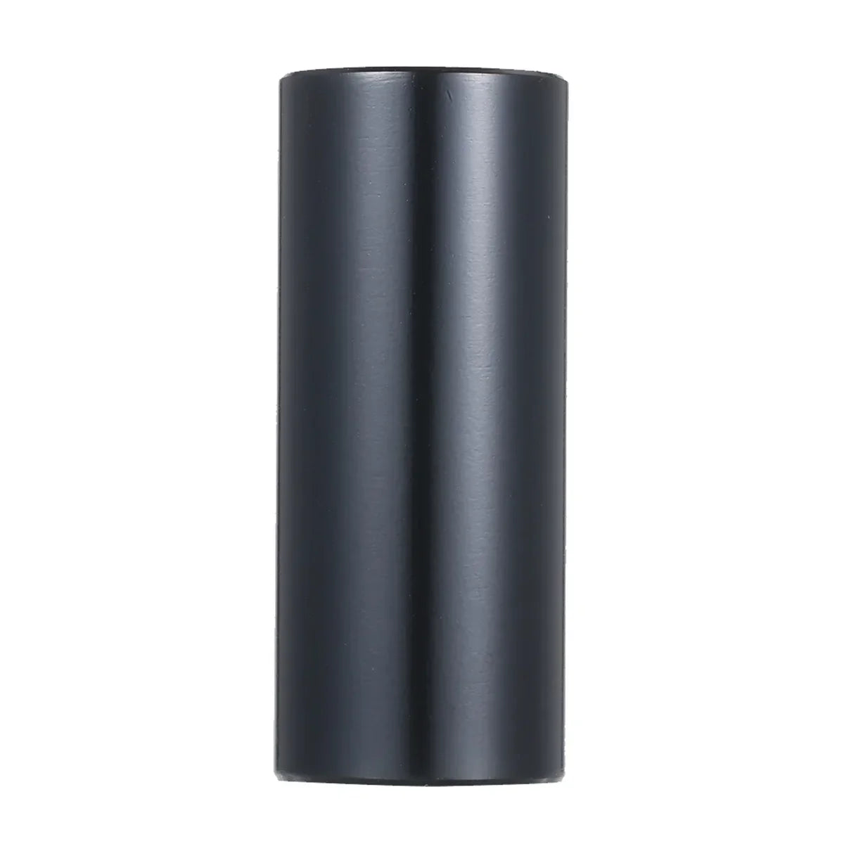 Black cylindrical metal Miwayer guitar slider 60mm with smooth matte finish for acoustic guitars and bass guitar accessorie