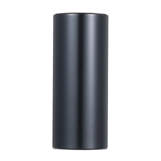 Black cylindrical metal Miwayer guitar slider 60mm with smooth matte finish for acoustic guitars and bass guitar accessorie