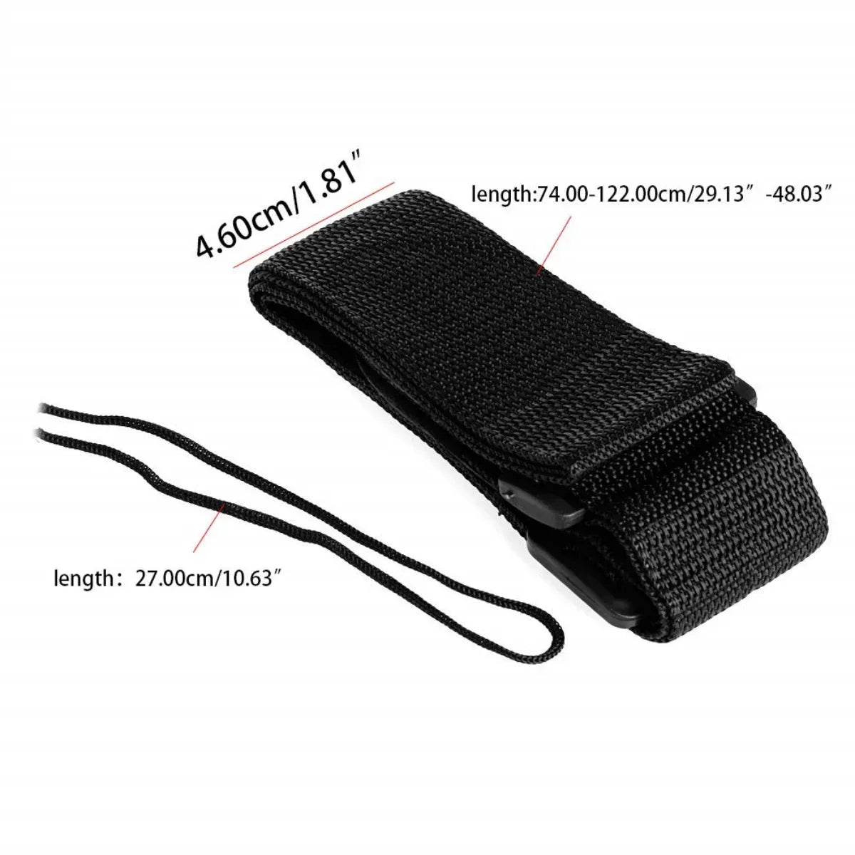 Black woven nylon miwayer guitar strap with adjustable cord and plastic buckle cloth shoulder strap for electric guitars music