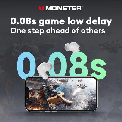 White monster mqt52 wireless headphones with ergonomic design offer hifi stereo earphones and noise canceling music gaming headset features