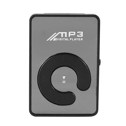 Gray rectangular mp3 player with black circular dial supports recording fm radio and micro e-books for outdoor sports walkman use