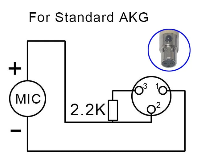 Silver-colored metal xlr audio connector designed for standard akg microphones in wholesale saxophone microphone set