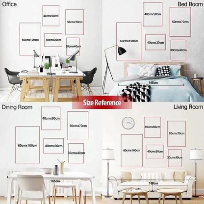 Modern minimalist wall art set featuring music album 80s star eminem hip hop rap retro prints in white frames for living room decor