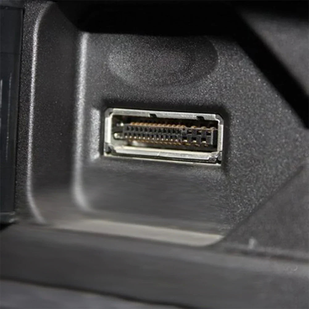 Black plastic music interface ami usb port with metallic contacts for cable adapter usb in audi models
