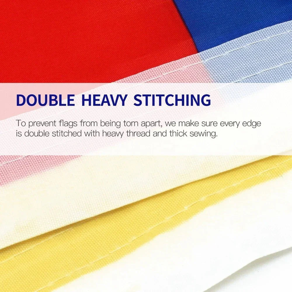 A collection of colorful fabric drug funny flags with double heavy stitching ideal as a family wall banner or dormitory decor