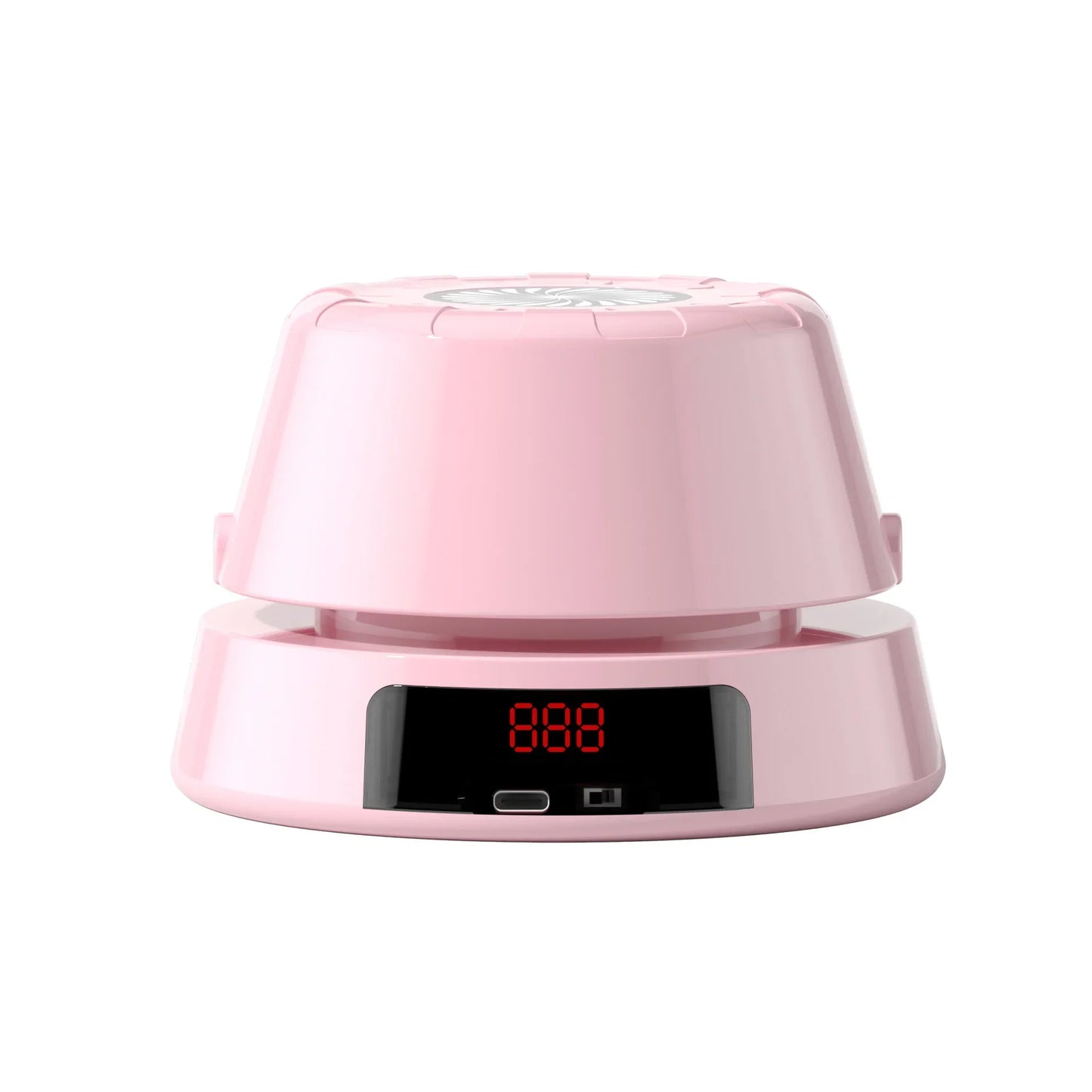 Pink plastic nail dryer with digital display and red numbers for sports entertainment ladybug three-in-one rope skipping