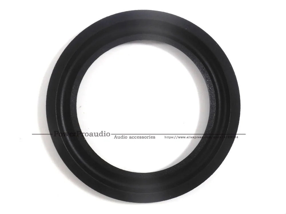 Black rubber speaker rubber surround with concentric ridges for 3.5 inch woofer repairable parts from beat music store