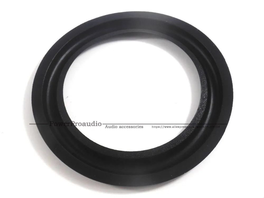 Black rubber inch woofer repairable speaker rubber surround with smooth textured surface for beat music store use