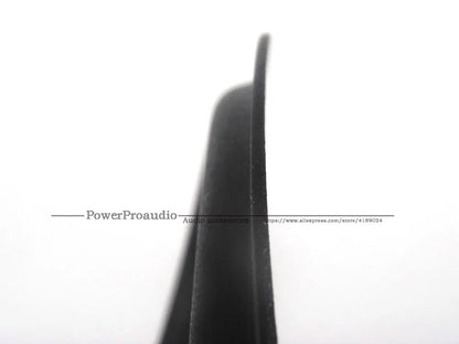 Black sleek minimalist 3.5 inch woofer repairable speaker rubber surround with smooth matte finish from beat music store