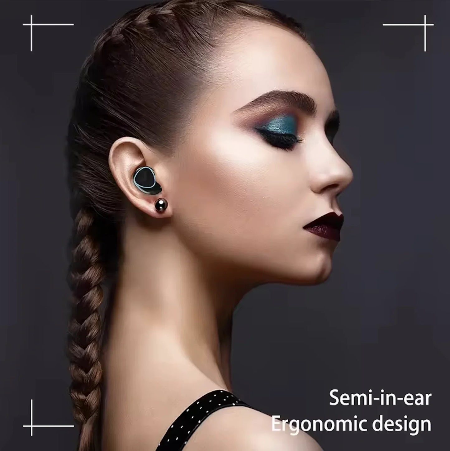 Black arrival m10 earphone wireless headset high quality with sleek ergonomic design perfect sound earbuds for sports use