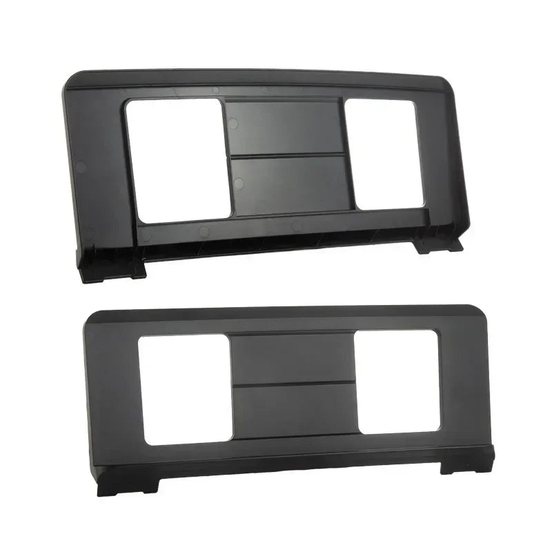 Black plastic dashboard mounting frame shown from the back for electronic piano music portable music stand