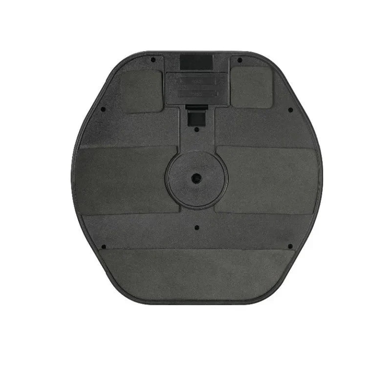Black plastic meideal portable ds100 electronic drum training pad with circular center hole and rectangular sections