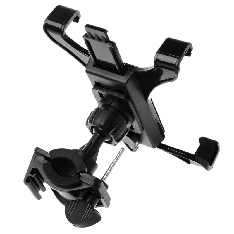 Black plastic music microphone stand holder with adjustable clamp for 7 to 11inch tablet pad air tab 360 degrees
