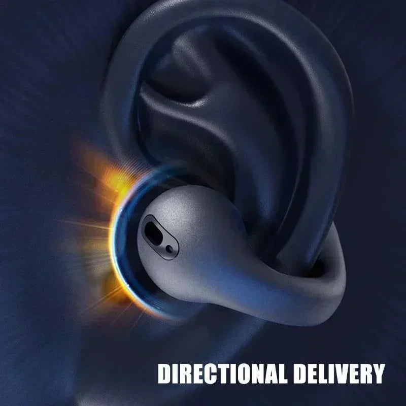 Silver new original T75 bone conduction headphones sports earphones with ergonomic design and quality waterproof TWS features