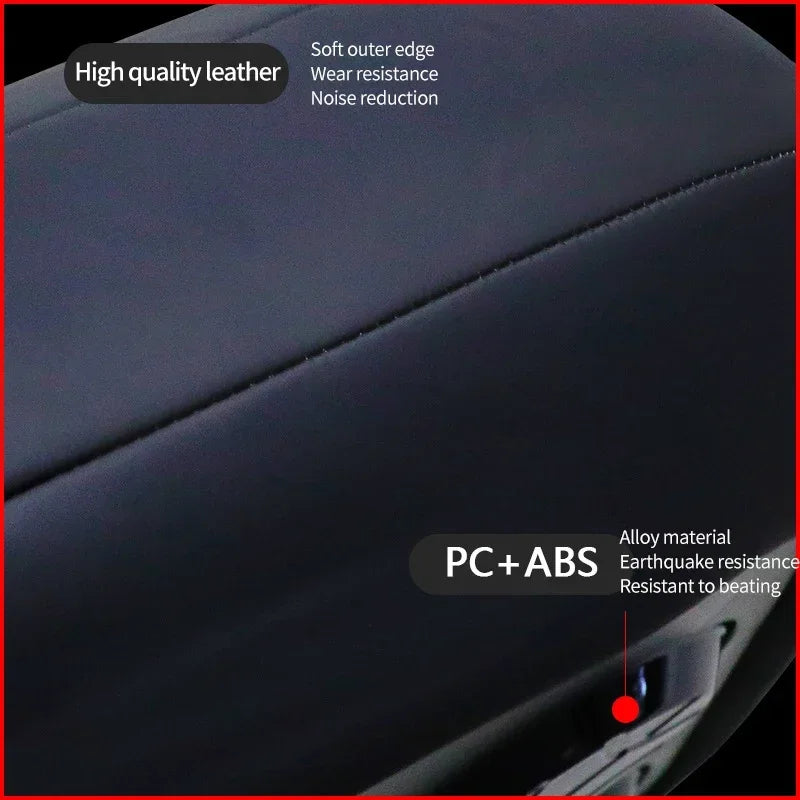 Black high-quality leather car seat with pc+abs alloy base for smart wall mount bluetooth boxing machine training use