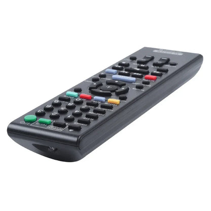 Black plastic remote control with colorful buttons for sony hbd-e970w hbd-f500 bdv-ef200 and hbd-e370 systems