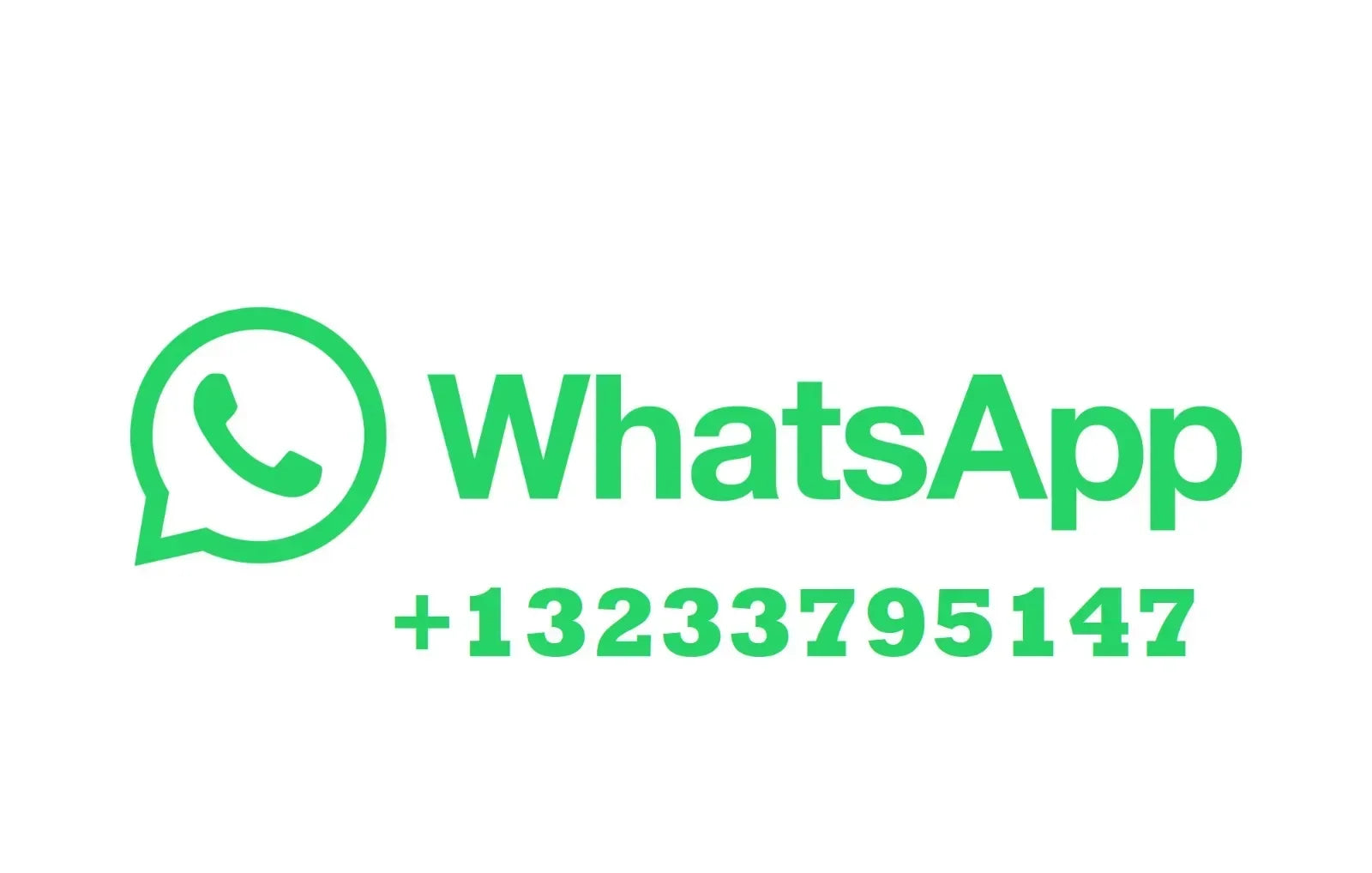 Green whatsapp logo with phone icon and contact number in green font for new selling professional mpc x drum machine sampler display