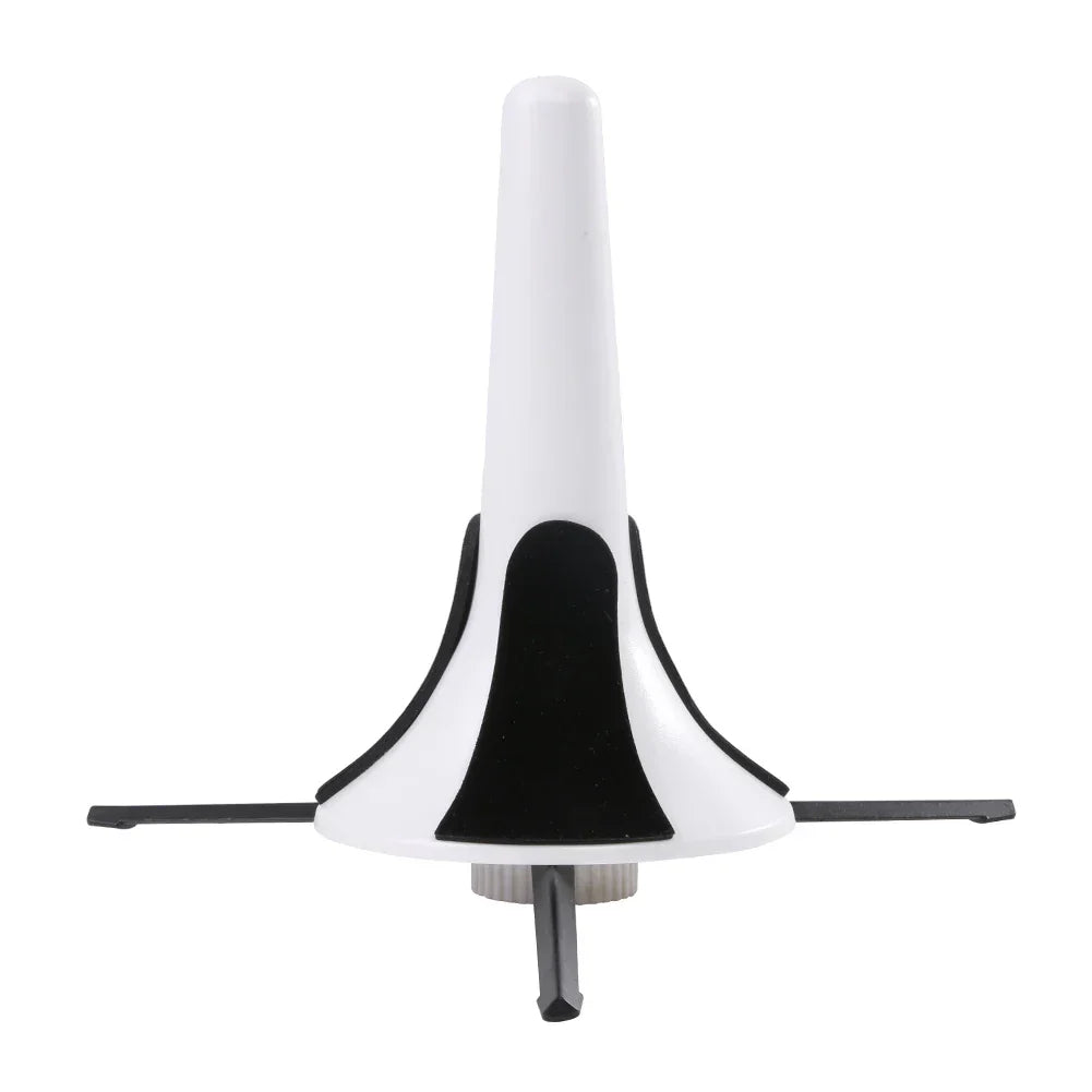 White and black plastic trombone slide rest for new trumpet stand portable holder foldable tripod metal brass leg accessory