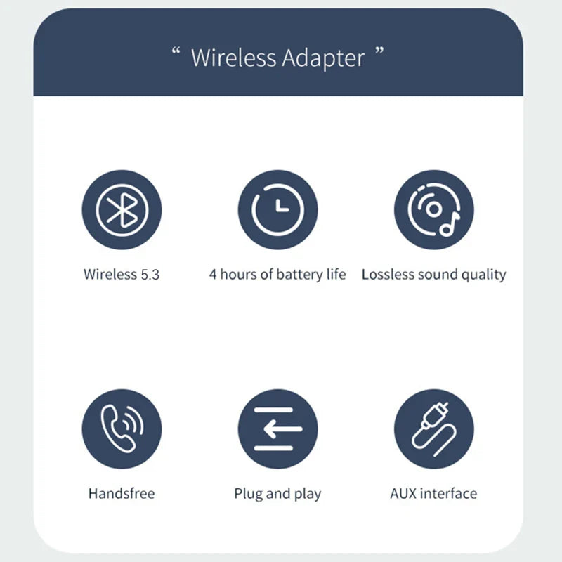 New Upgrades C28 black music wireless adapter with Bluetooth 5.3 and lossless sound for car TV and PC use