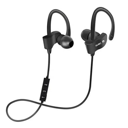Black wireless earphones sport with ergonomic design and adjustable hook for secure fit headset gaming handsfree bluetooth headphones fone