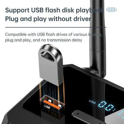 Silver usb flash drive with metallic finish and keyring loop for hifi stereo music wireless adapter and kit speaker amp
