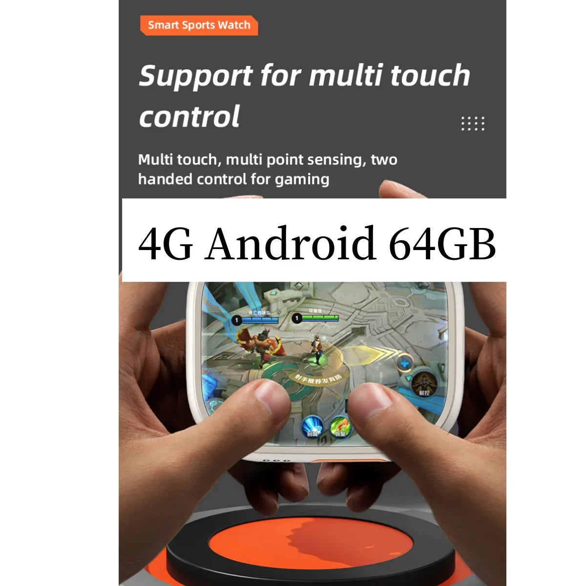 White smartphone with curved screen displaying multiplayer game held in hands for multitouch control original cds9 ultra sim card rotary camera amoled google