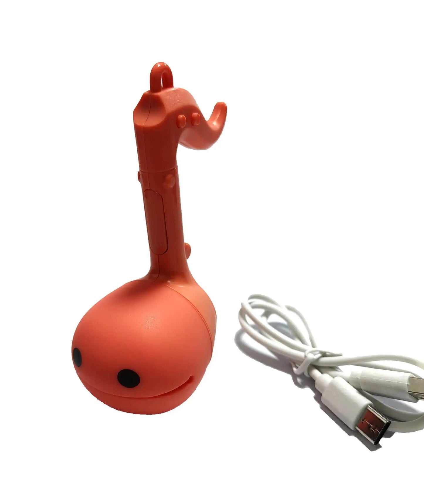 Orange plastic otamatone mini electronic musical toy usb flash drive with smiling face for soothing relaxing musical instruments