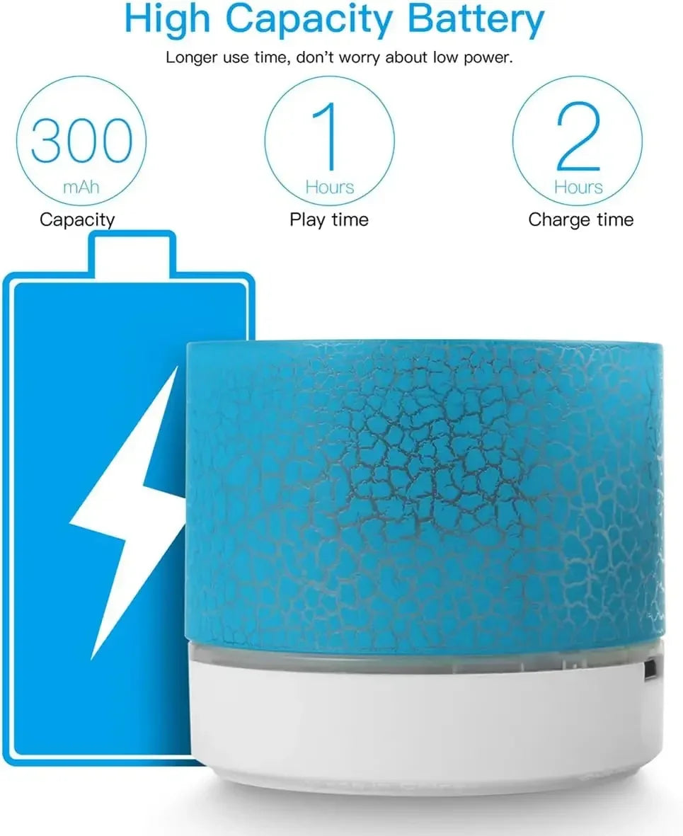 Turquoise crackled-textured mini pc speaker with white base for notebook desktop caixa music bocina column acoustics coluna audio system