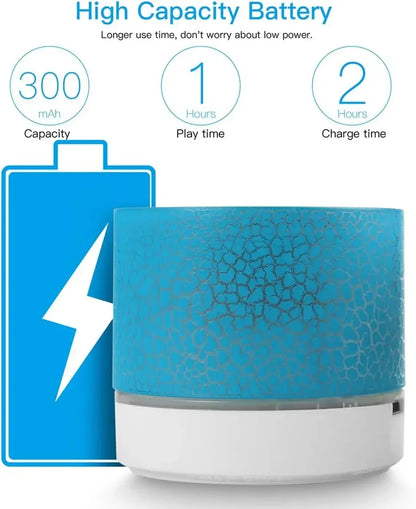 Turquoise crackled-textured mini pc speaker with white base for notebook desktop caixa music bocina column acoustics coluna audio system