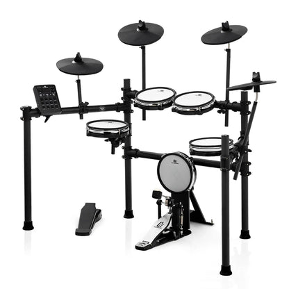 Black PDX540 professional high-end electronic drum kit with five drums three cymbals and control module width 750px height