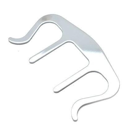 Silver metallic pianos stands song holder clip music with curved design and three notches for speech draft cooking use