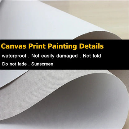 White canvas roll with textured surface ideal for durable fade-resistant pop rap music album cover asap rocky poster art