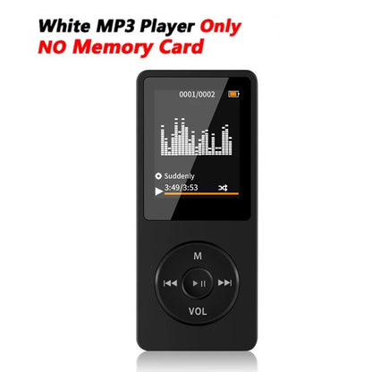 Black portable mp3 player with lcd digital display showing waveform supports bluetooth lossless music playback