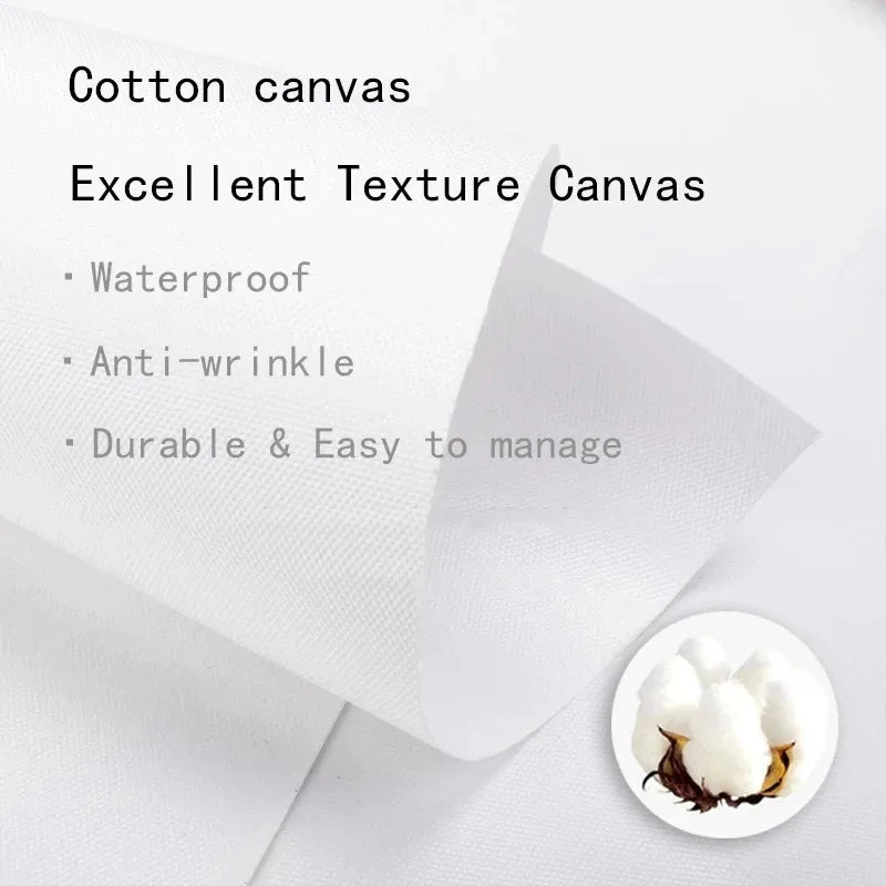 White cotton canvas fabric with a textured durable weave for poster prints of lana del rey ultraviolence album cover wall art
