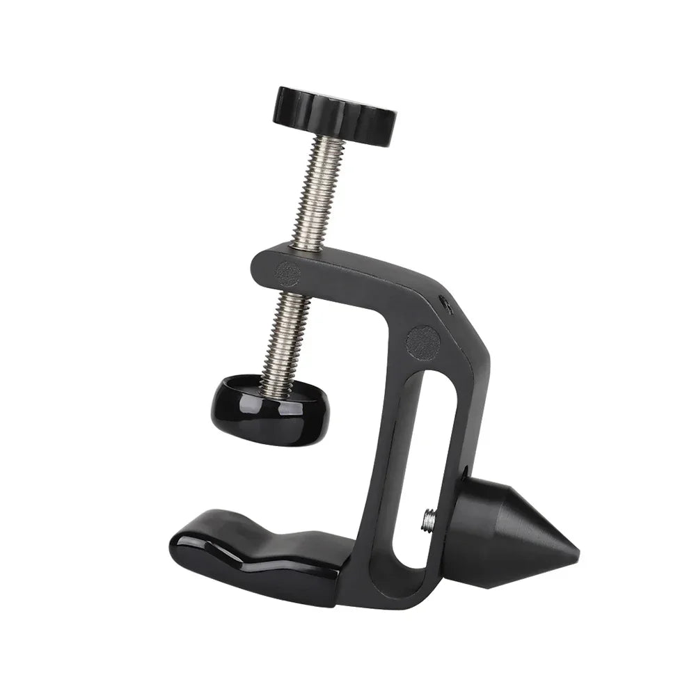 Black plastic and metal reed clamp with threaded screw and knob handles for keys bb clarinet accessories reed box cleaning brushes trimmer