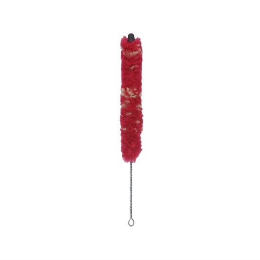 Red fluffy cleaning brush with metal chain and loop for keys bb clarinet accessories reed box cleaning brushes trimmer
