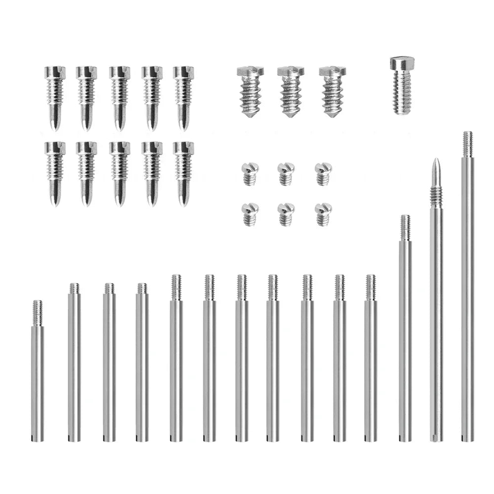 Set of stainless steel screws and pins for keys bb clarinet accessories reed box cleaning brushes trimmer maintenance