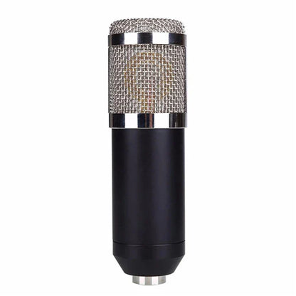 Black condenser wired bm800 studio microphone with silver mesh grille for vocal recording ktv and karaoke microphone mic