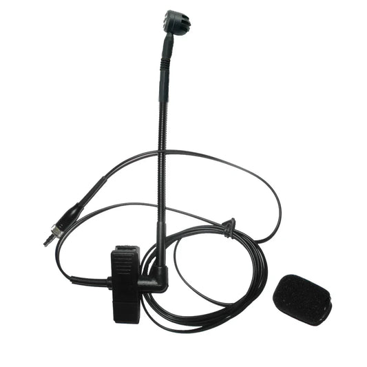 Black professional e908 gooseneck lavalier microphone with clip and foam windscreen for sennheiser xs xsw brass musical mic