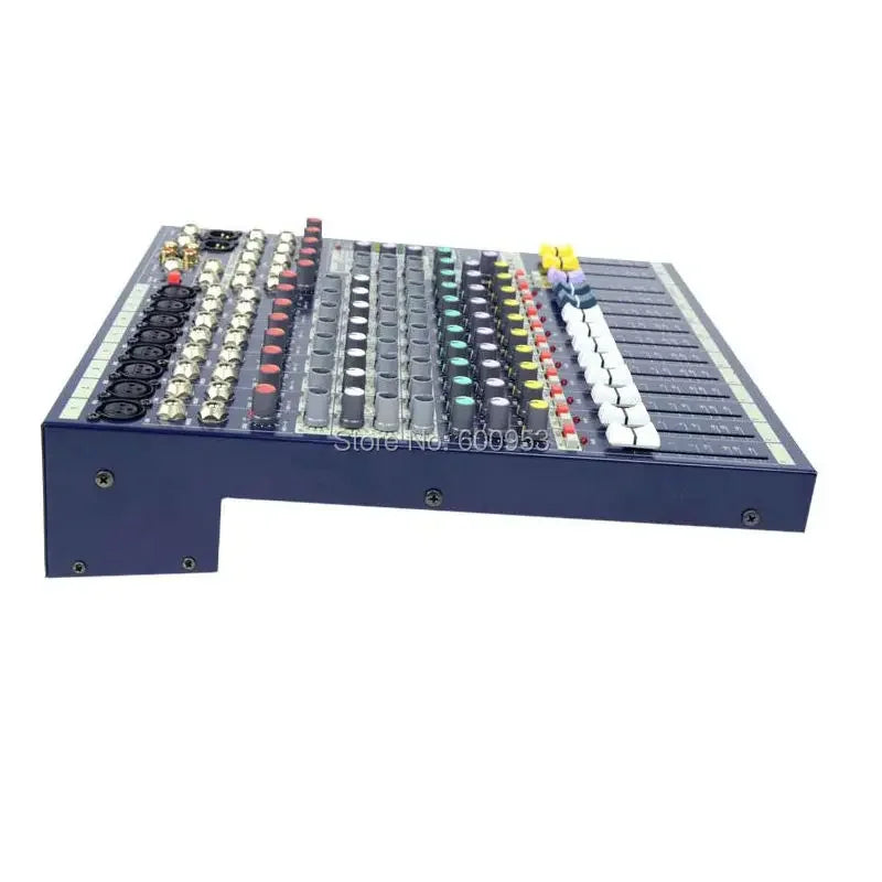 Blue professional efx8 8 channel karaoke microphone sound mixer mixing console processor with colored knobs and io ports