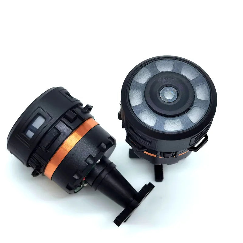 Professional nosem n-s7000 ktv karaoke mic cartridge featuring black and orange circular automotive headlight assembly design