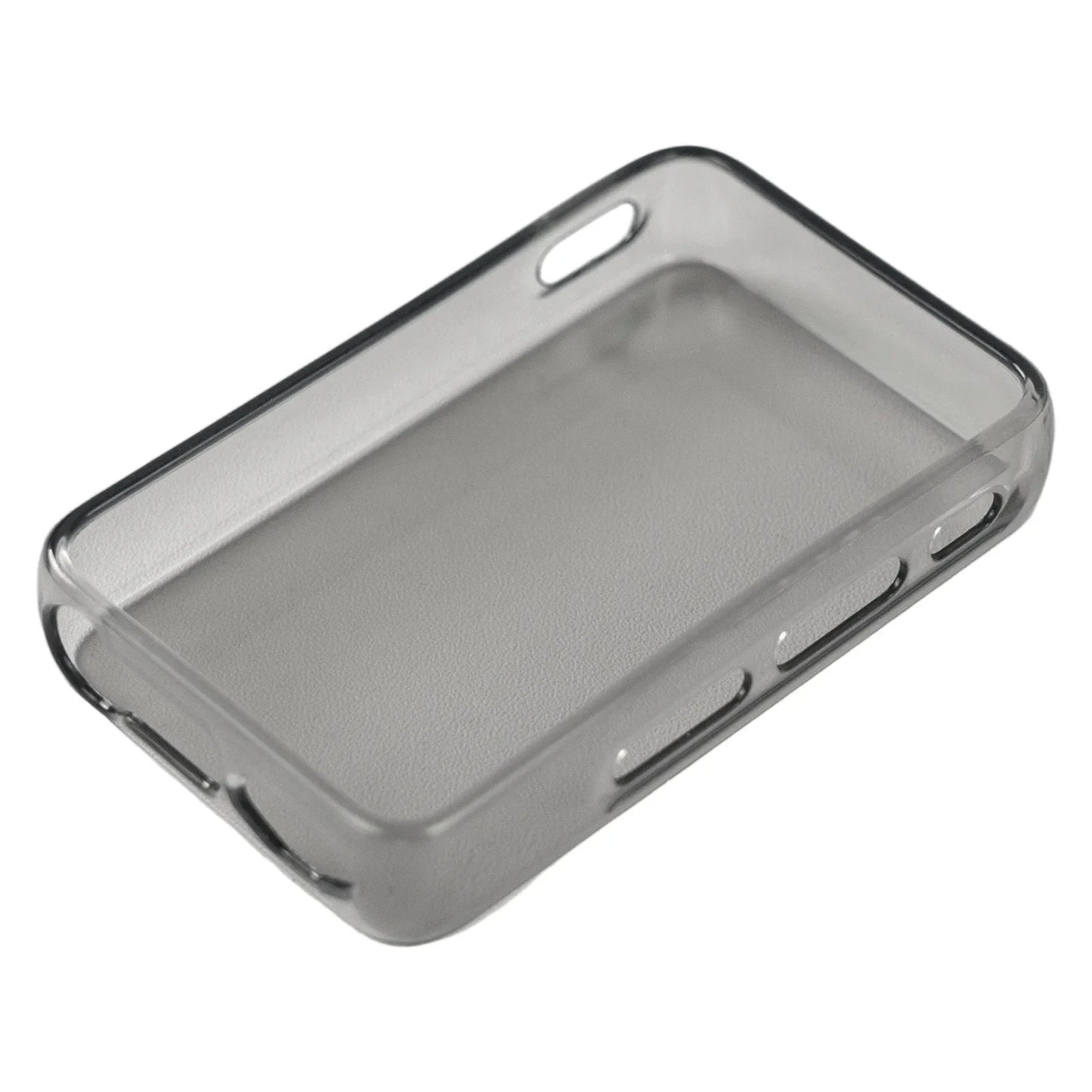 Transparent gray silicone phone case with textured finish for hiby r1 hifi supporting dsd256 pcm384khz 32bit x1600e