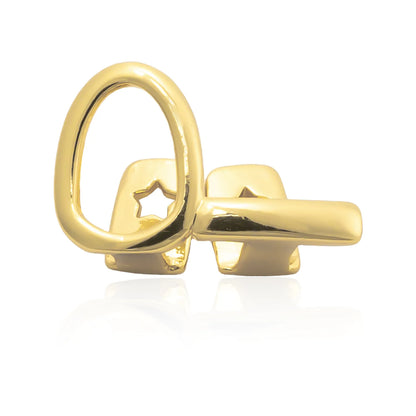 Rachelz gold-colored star-shaped hip hop grillz with polished metallic finish for men and women gold teeth care products