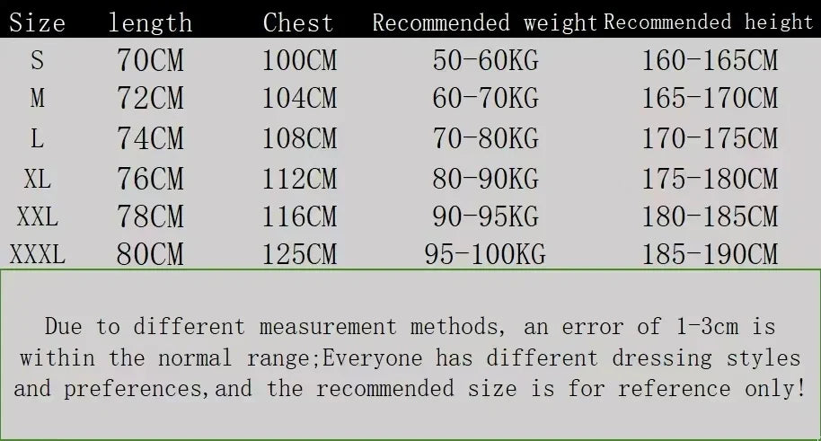 Size chart for rapper bad bunny shirt debi tirar hip hop oversized cotton tees showing cm measurements and size guide s to xxxl