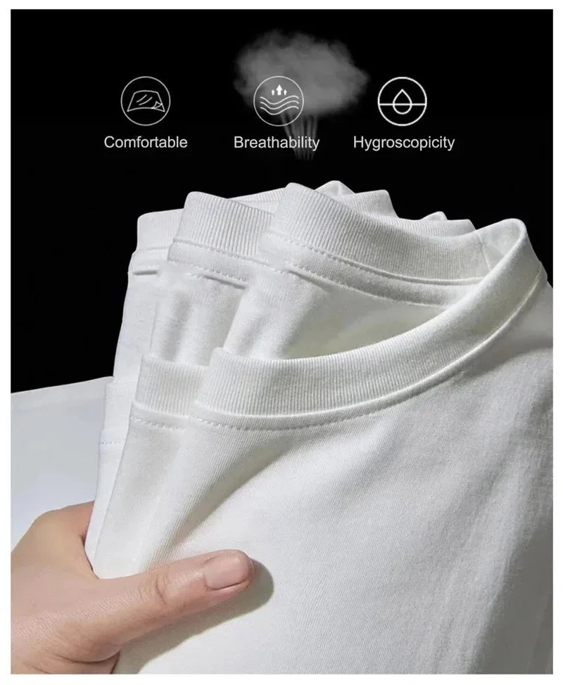 White cotton rapper frank retro t shirt with ribbed crew neck soft breathable fabric y2k unisex blond hip hop ocean style
