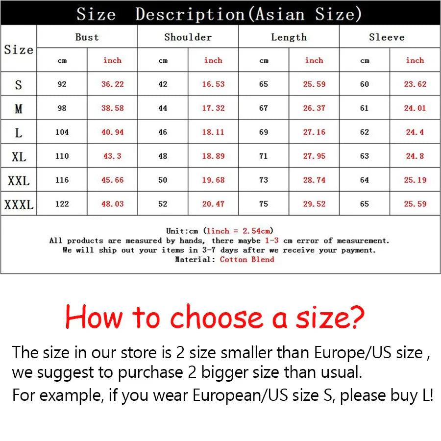 Cotton blend rapper jul tour 2025 hoodie men women pullover hiphop streetwear size chart with cm and inch measurements