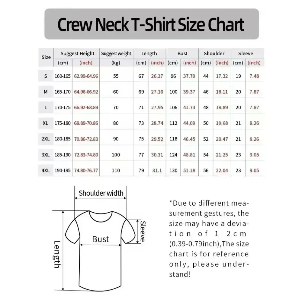 Crew neck rapper mf doom album madvillainy graphic t-shirt size chart in cm and inches for casual cotton oversized fit
